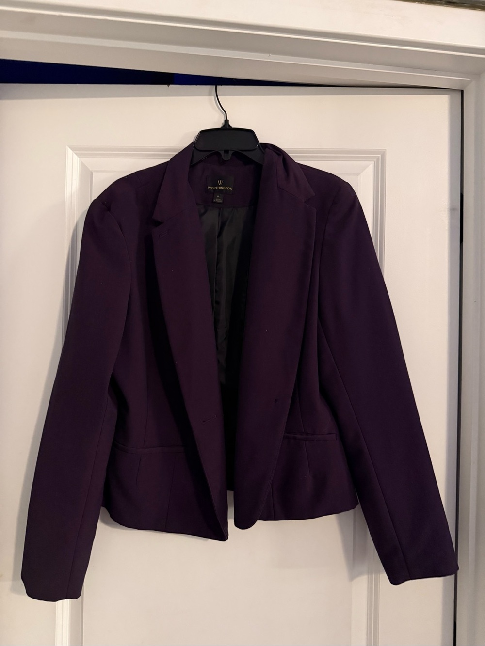 Worthington Plum Tailored Blazer